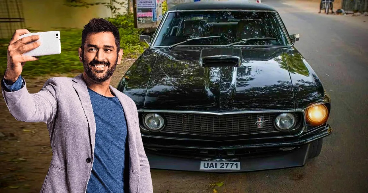 Rare pictures of MS Dhoni's 1969 Ford Mustang Muscle Car